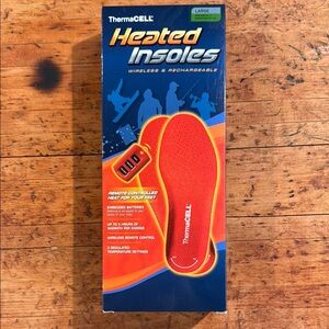 ThermaCELL Heated Insoles - Red and Blue